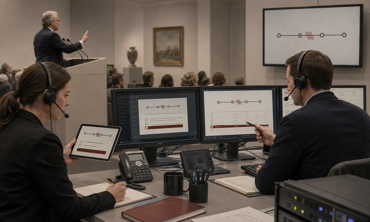 Independent cellular bidder device verifying a complete path to the auction clerk